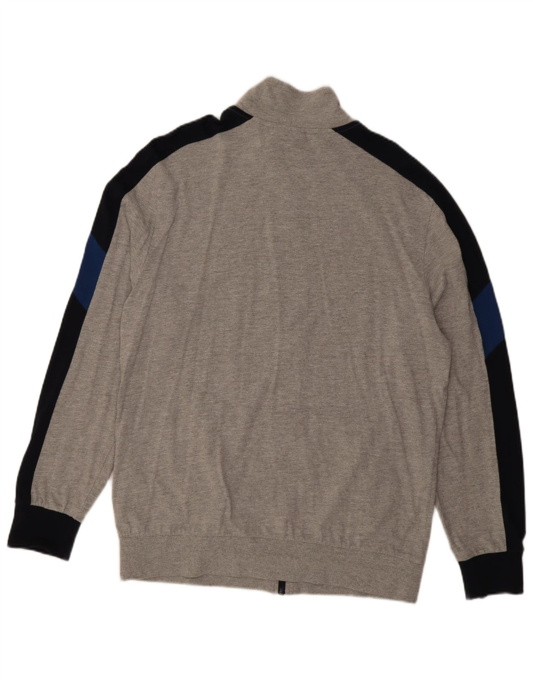 Lotto Mens Treino Top Jaqueta XL Cinza Colorblock Algodão