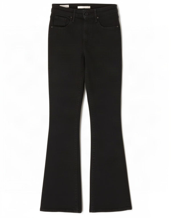 Calça jeans feminina Levi's 725 High Rise Bootcut W26 L32 algodão preto