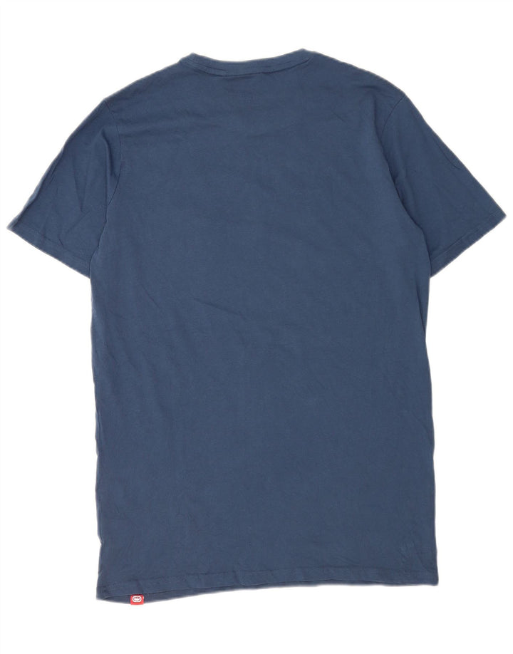 Camiseta gráfica masculina Ecko Unltd grande algodão azul marinho