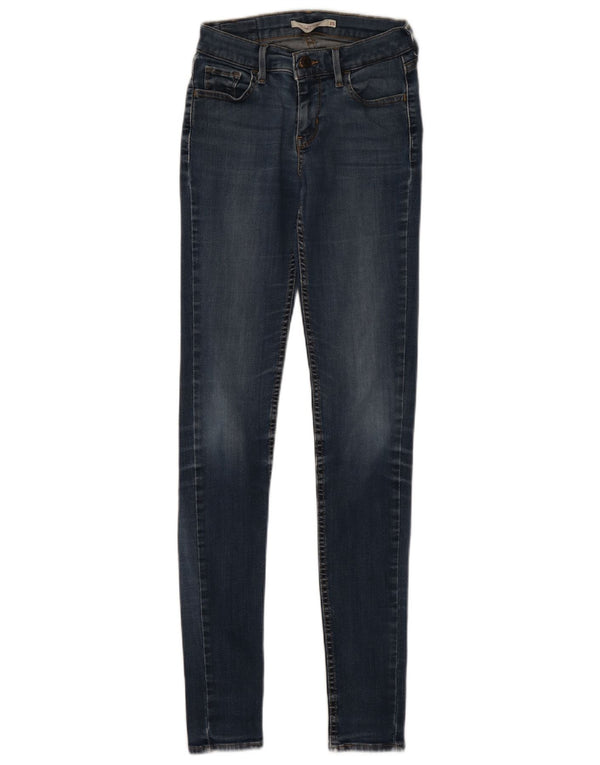 Jeans super skinny feminino Levi's W25 L32 algodão azul
