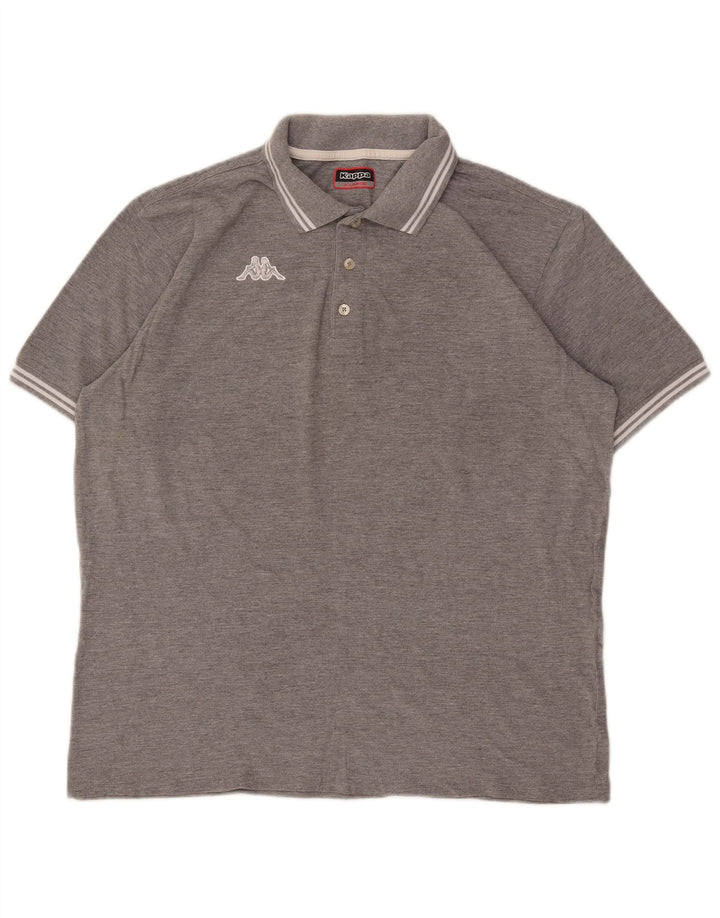 Camisa polo masculina Kappa XL cinza algodão