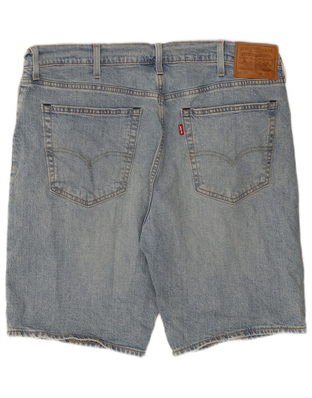 Shorts jeans feminino LEVI'S 405 W38 XL azul algodão