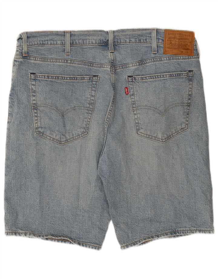 Shorts jeans feminino LEVI'S 405 W38 XL azul algodão