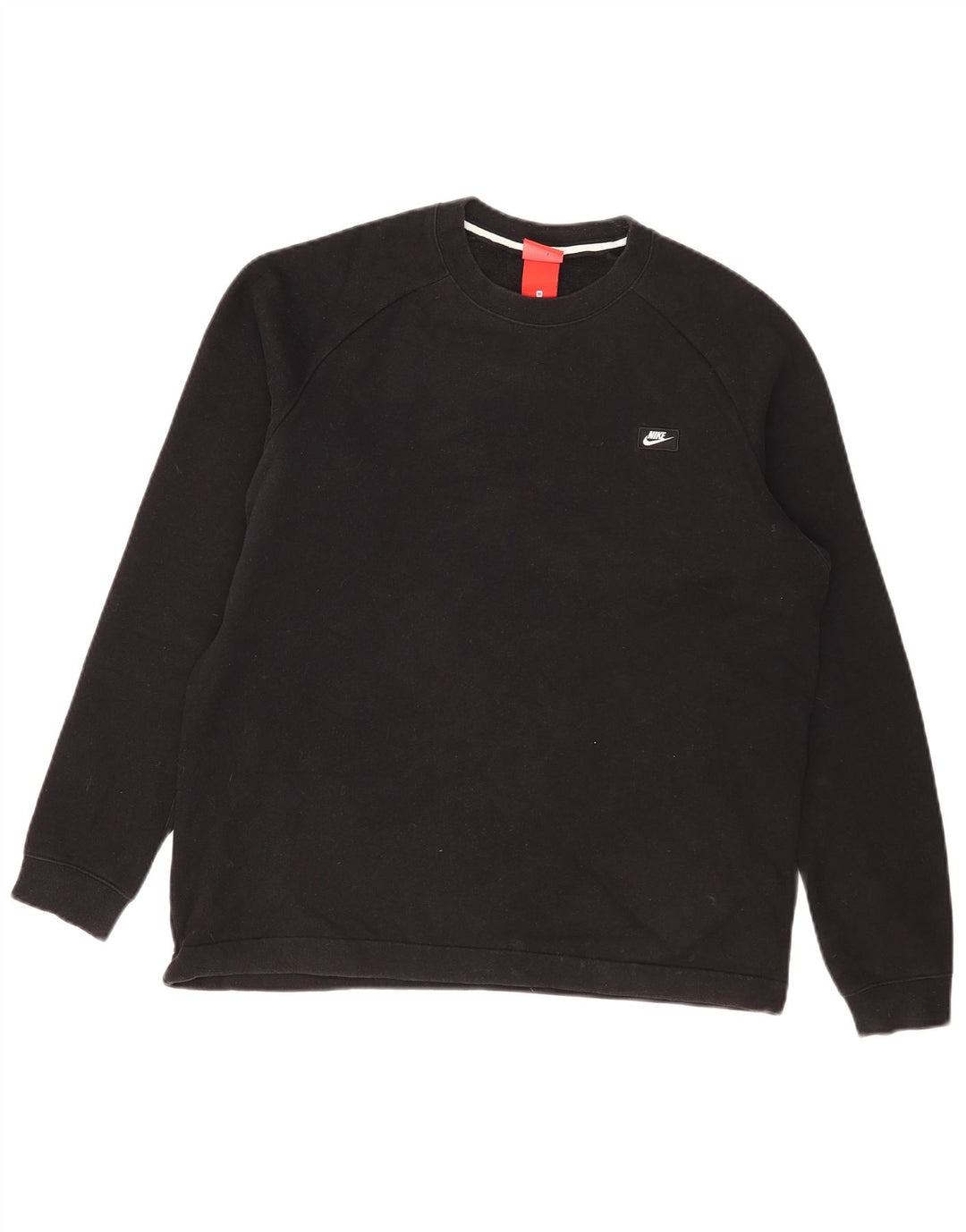 Nike masculino moletom jumper médio algodão preto