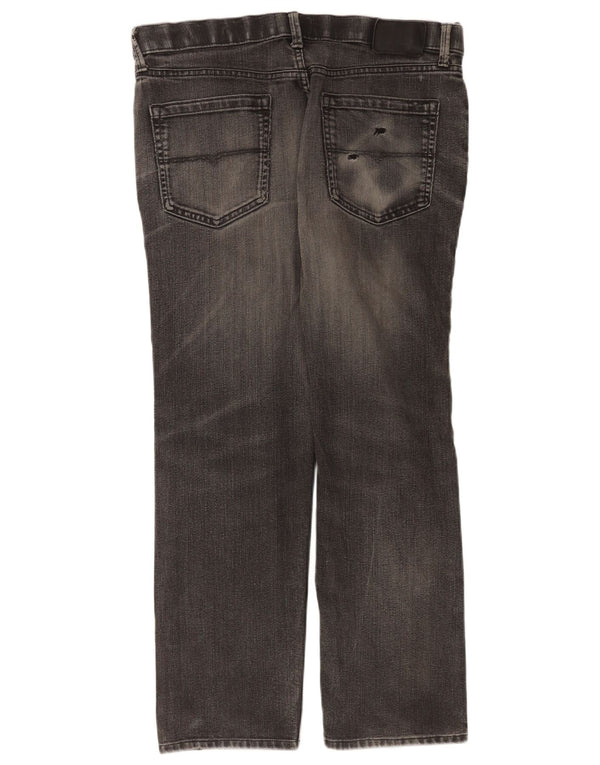 Jeans Marks & Spencer masculino regular fit reto W34 L29 algodão cinza