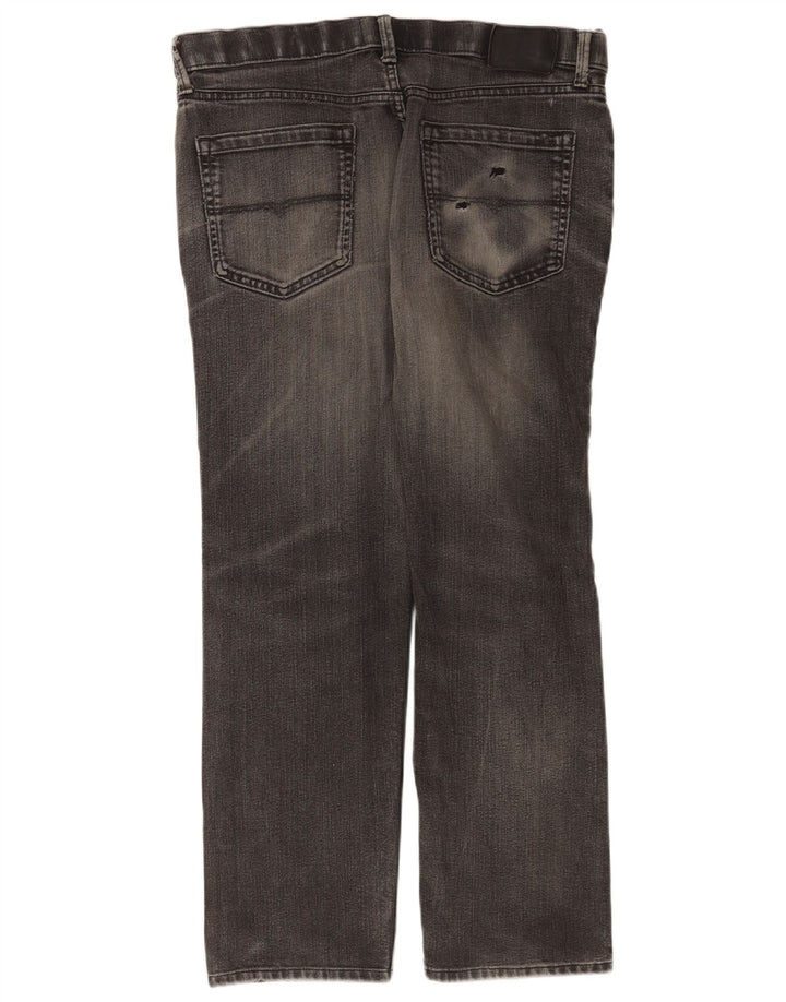 Jeans Marks & Spencer masculino regular fit reto W34 L29 algodão cinza