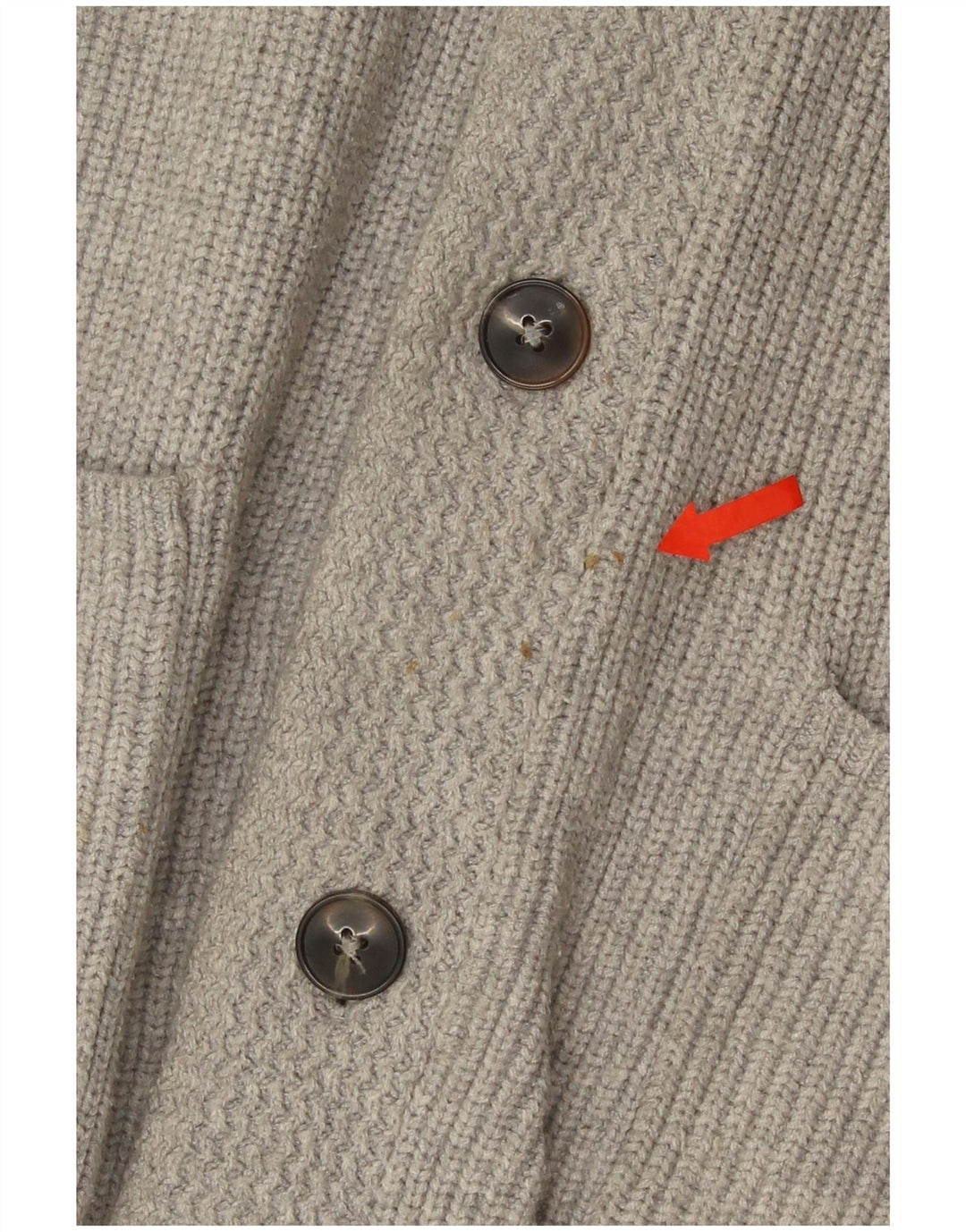 Suéter cardigã masculino Marks & Spencer XL algodão cinza