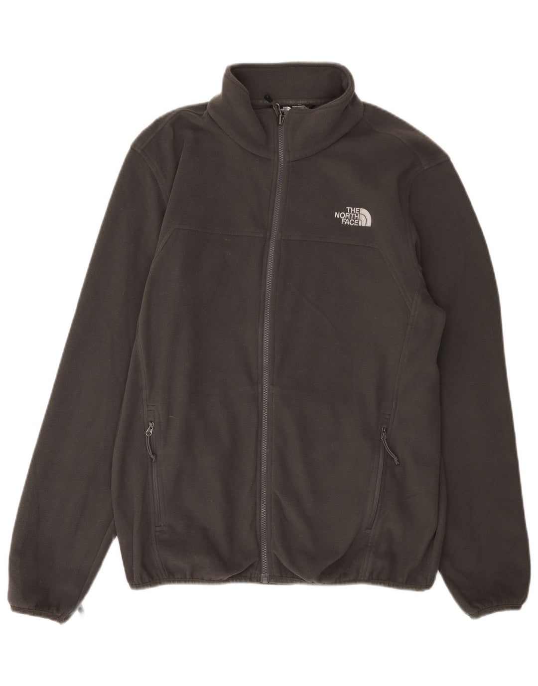 Jaqueta de lã masculina THE NORTH FACE Reino Unido 40 poliéster cinza grande