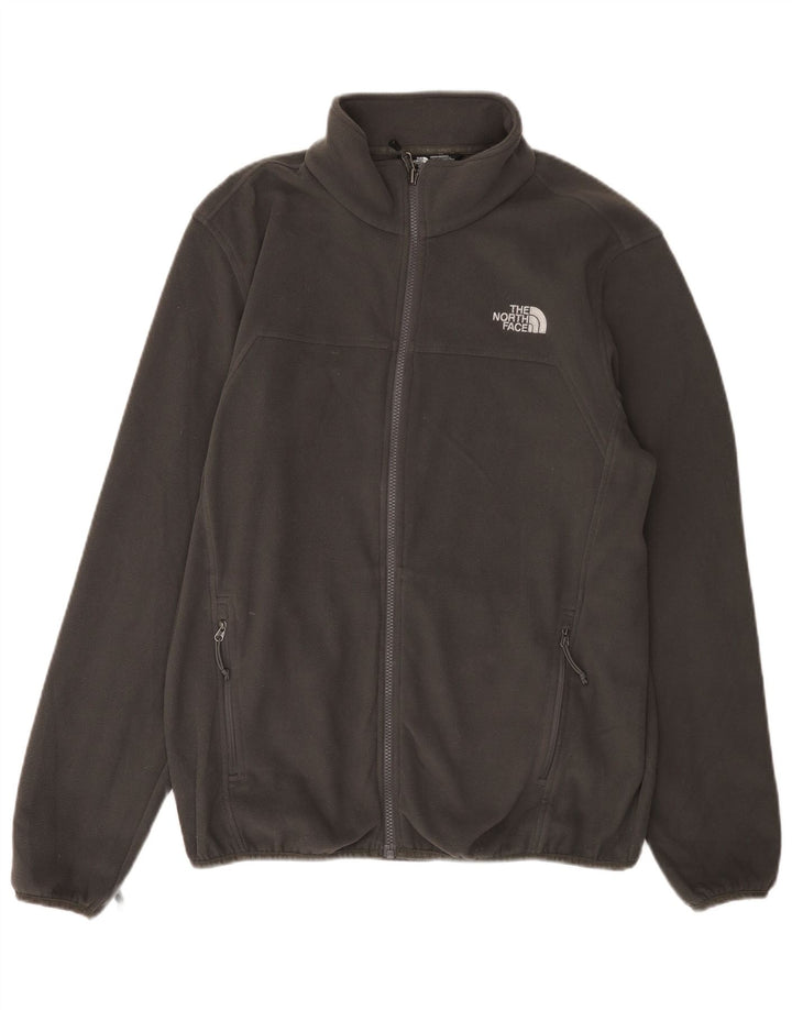 Jaqueta de lã masculina THE NORTH FACE Reino Unido 40 poliéster cinza grande