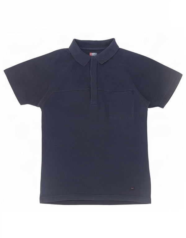 Camisa polo masculina Levi's pequena algodão azul marinho