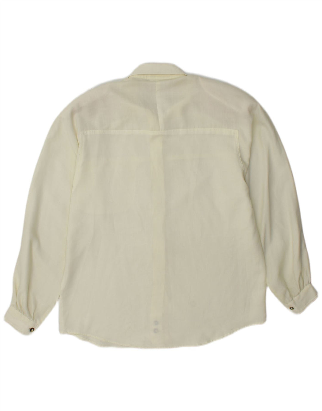 Camisa feminina VINTAGE UK 16 grande off white
