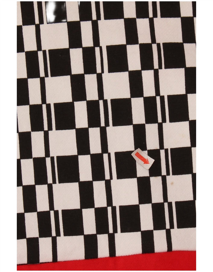 FILA Mens Graphic Hoodie Jumper XS Multicolorido Colourblock Algodão