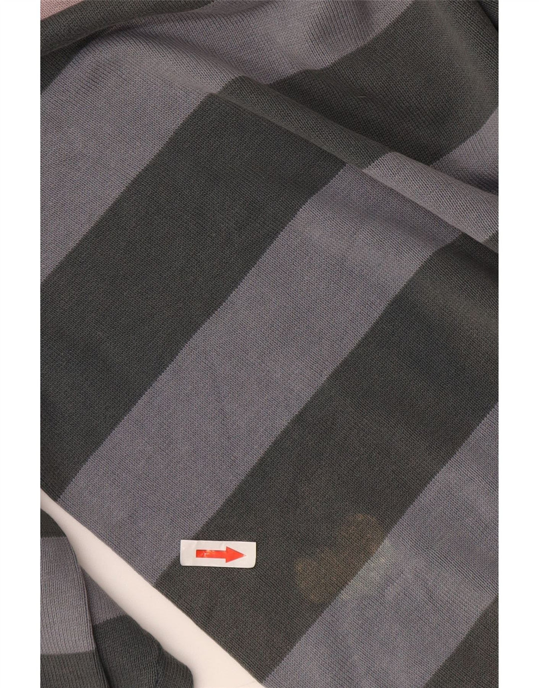 Suéter masculino Marks & Spencer Autograph com gola redonda 2XL listrado cinza