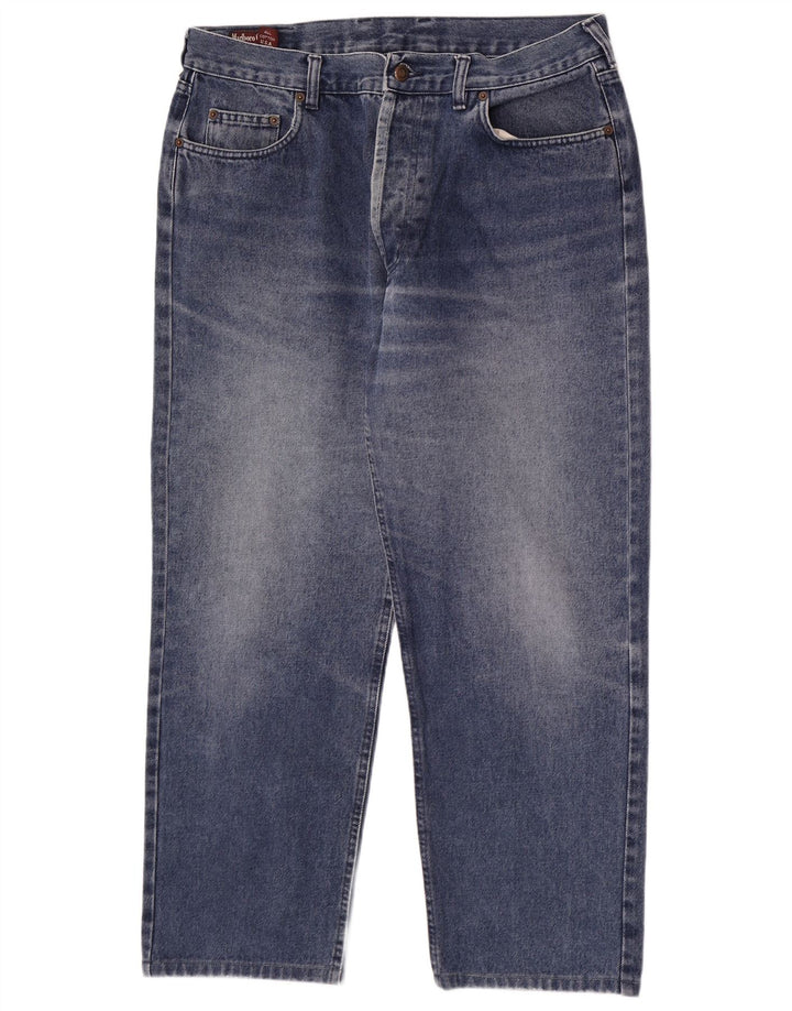 Marlboro Classics Mens Jeans Soltos W38 L28 Azul Algodão