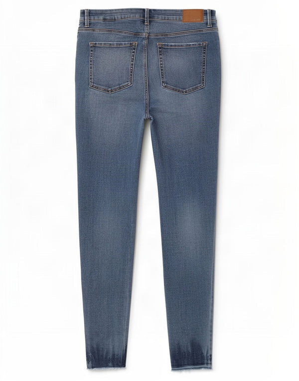 Marks & Spencer Ivy Skinny Jeans Feminino Reino Unido 12 Médio W30 L28 Azul Algodão