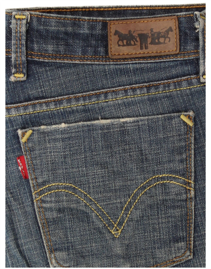 Calça Jeans Levis Feminina 627 Straight W30 L27 Azul