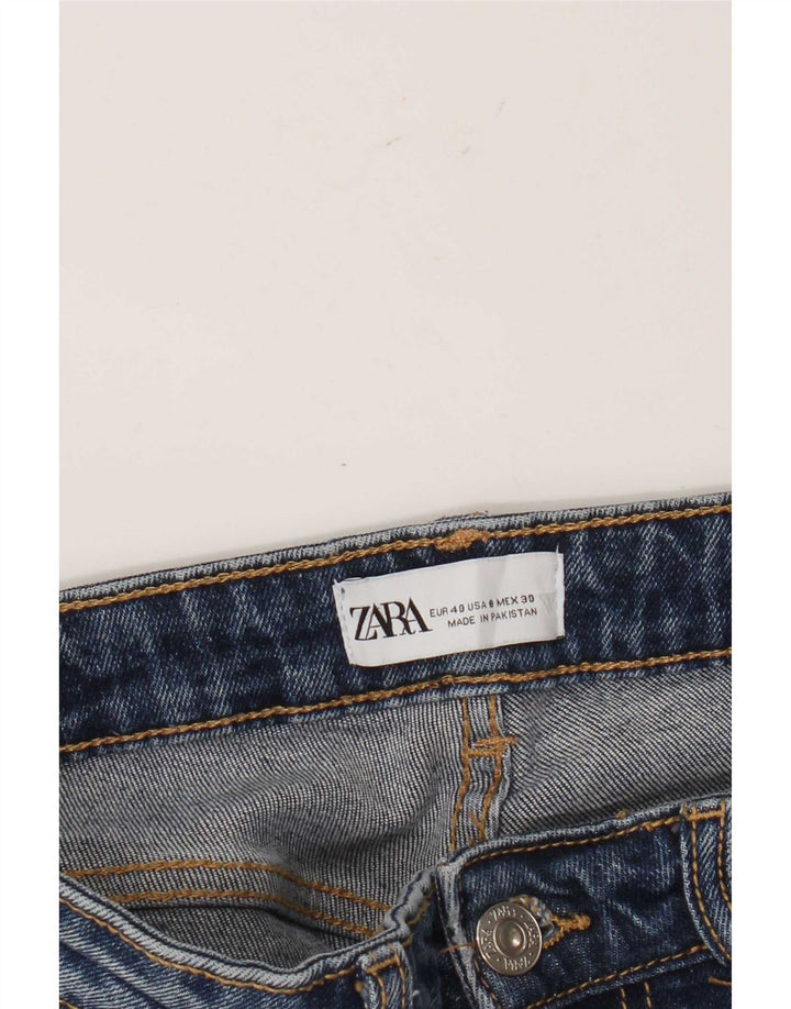 Calça jeans feminina Zara EU 40 médio W30 L26 azul