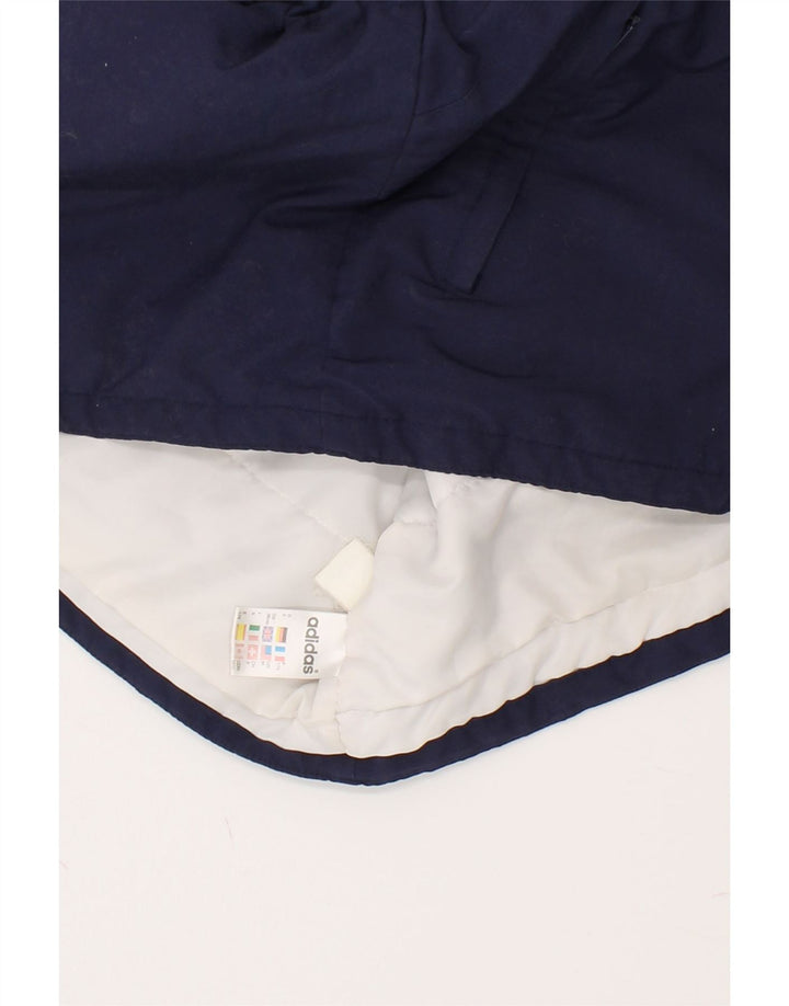 Jaqueta corta-vento masculina ADIDAS UK 38/40 médio azul marinho colorblock