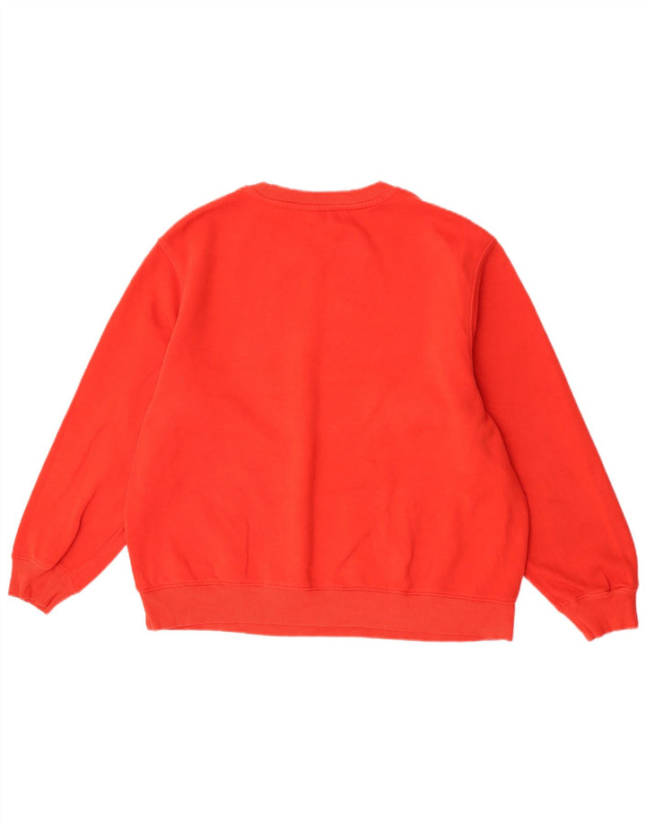 Suéter feminino Marks & Spencer com estampa oversized Reino Unido 14 grande vermelho