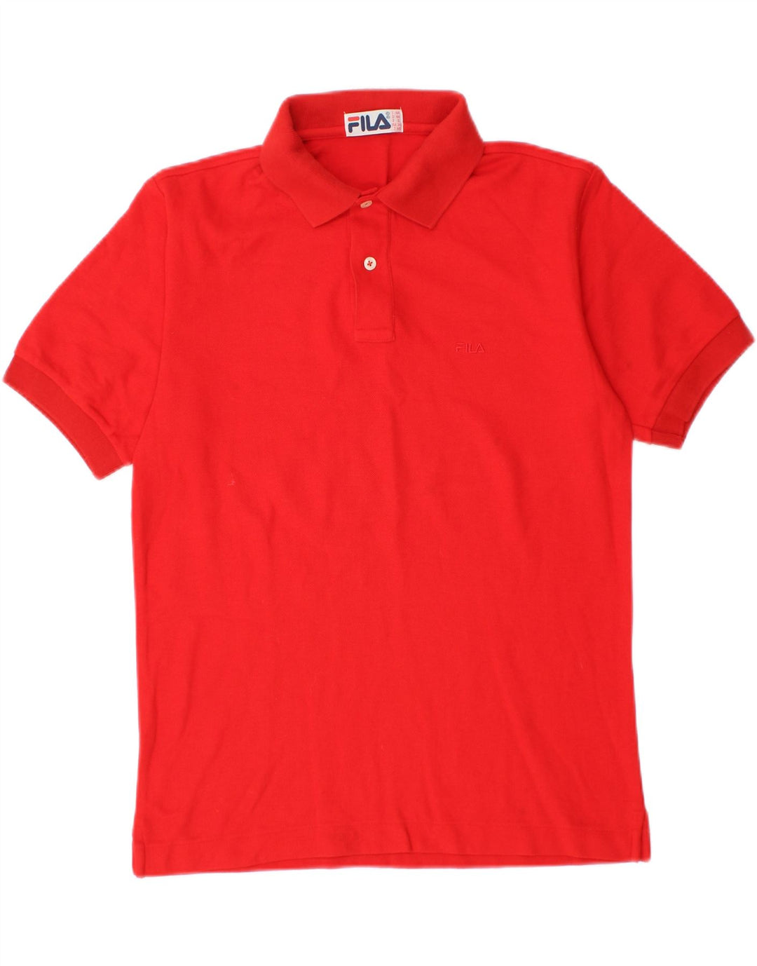 Camisa polo masculina FILA US 34 XS algodão vermelho