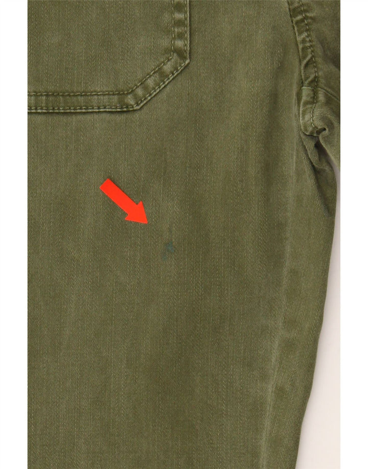 J. CREW Womens Slim Chino Trousers W25 L28 Green Cotton Vintage J. Crew and Second-Hand J. Crew from Messina Hembry 