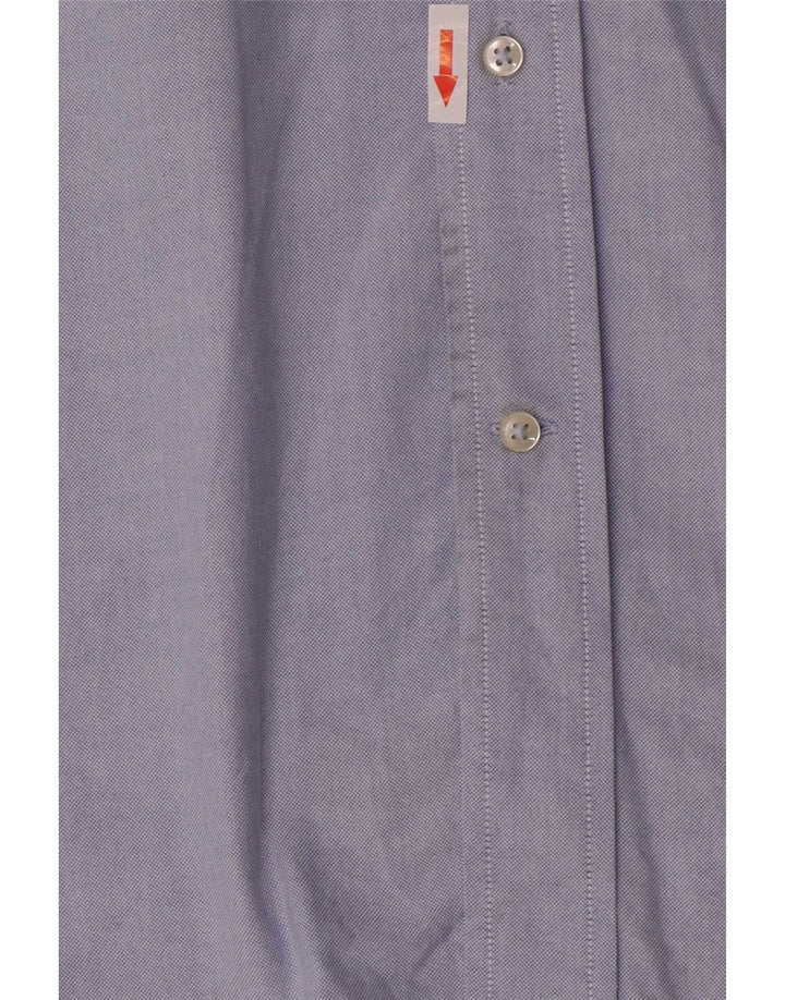 Camisa masculina Tommy Hilfiger Regular Fit grande algodão azul