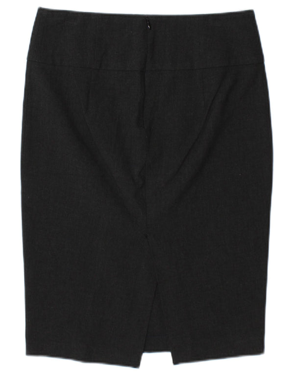 Saia lápis feminina Zara EU 34 2XS W24 cinza