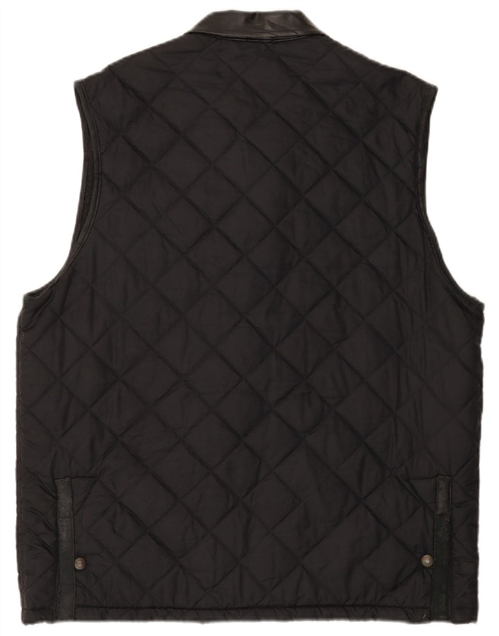 Colete acolchoado masculino Cotton's Industries UK 38 médio preto