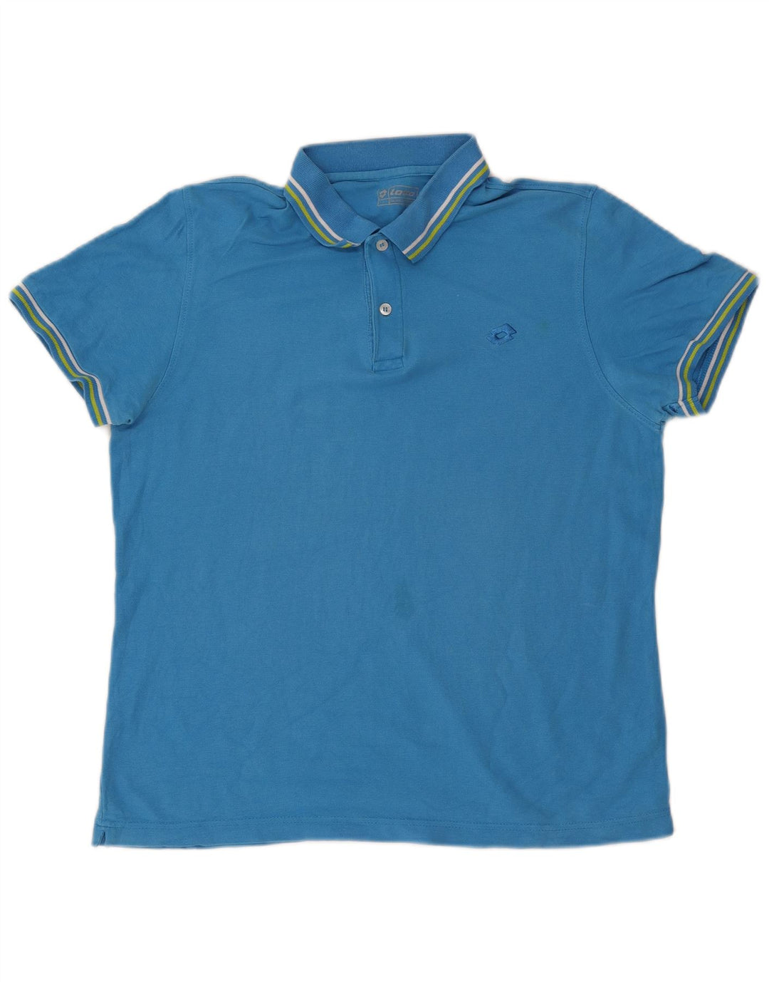Camisa polo masculina Lotto grande azul