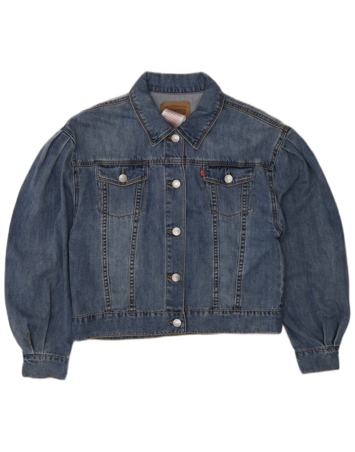 Jaqueta jeans feminina Levi's 13-14 anos algodão azul