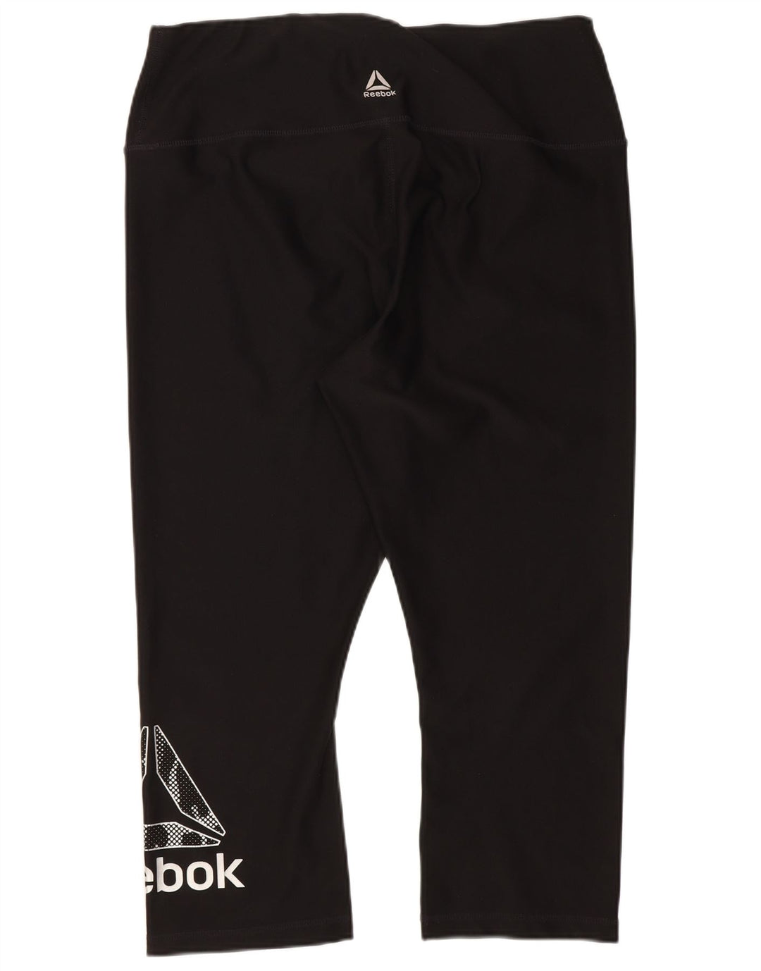 Leggings Reebok Graphic Capri Femininas UK 14 Grande Preto