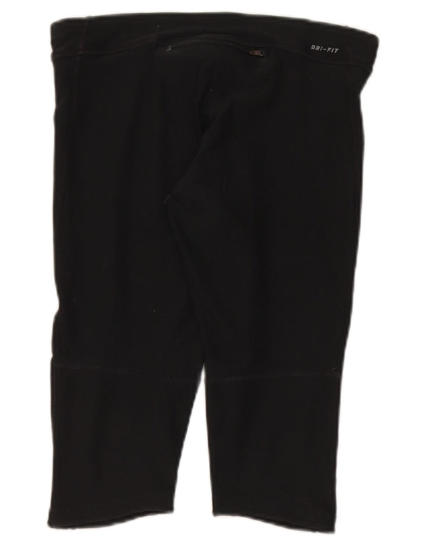 Leggings Nike Dri Fit Capri UK 14 Médio Preto Poliéster