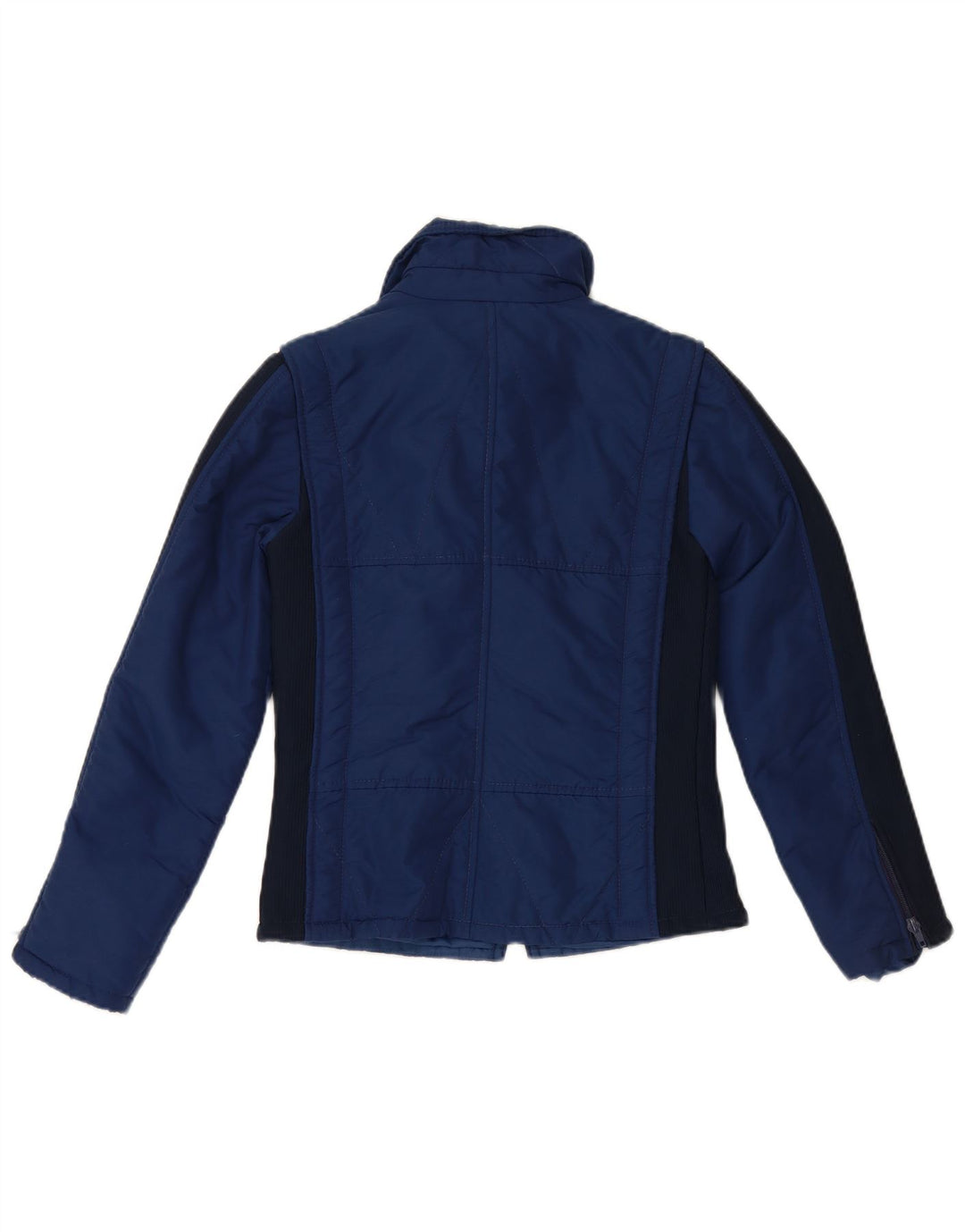 Jaqueta corta-vento feminina NYLSUISSE com capuz EU 38 médio azul marinho viscose