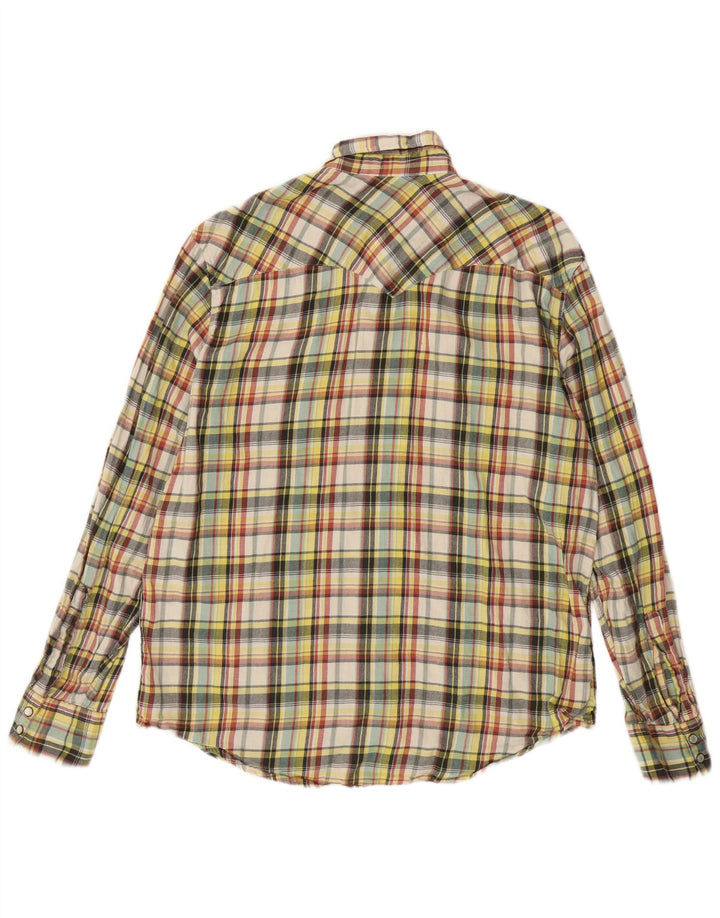 Camisa masculina de flanela Levi's XL algodão xadrez multicolorido