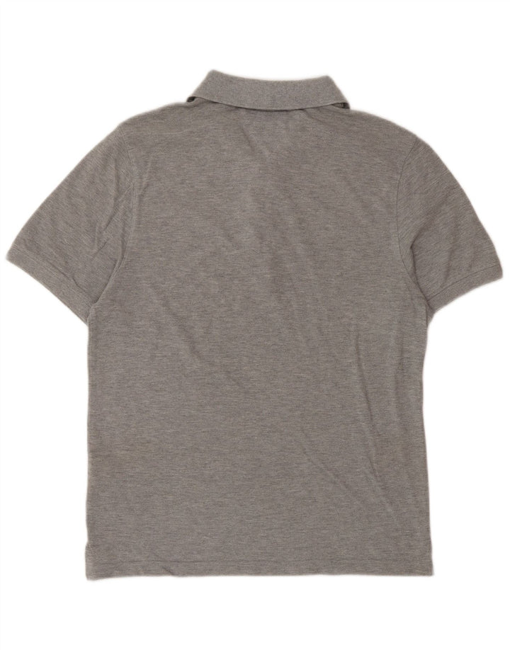 Camisa polo masculina Tommy Hilfiger algodão cinza médio