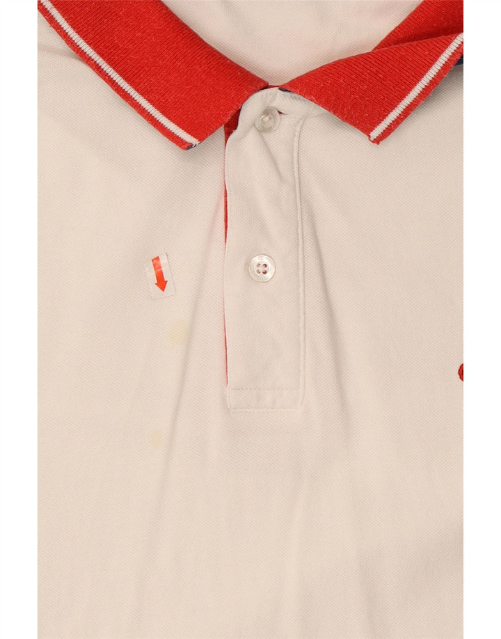 Camisa polo masculina de rugby Champion XL branca