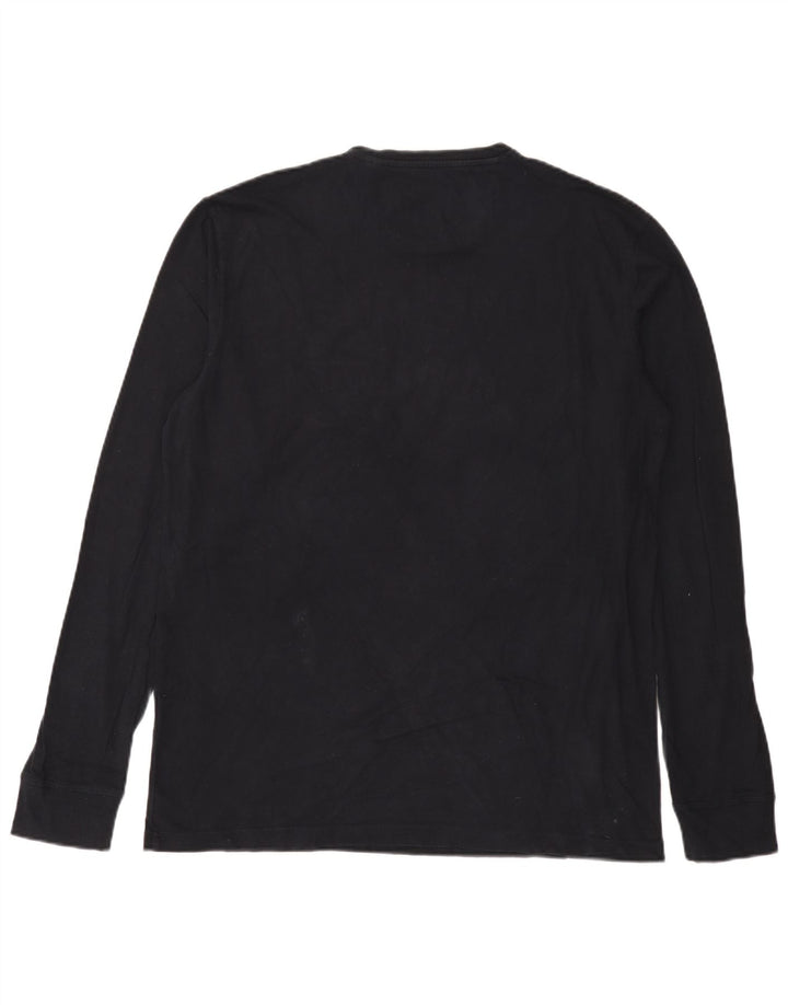Murphy & Nye Mens Sailmakers Gráfico Top Manga Longa 2XL Azul Marinho