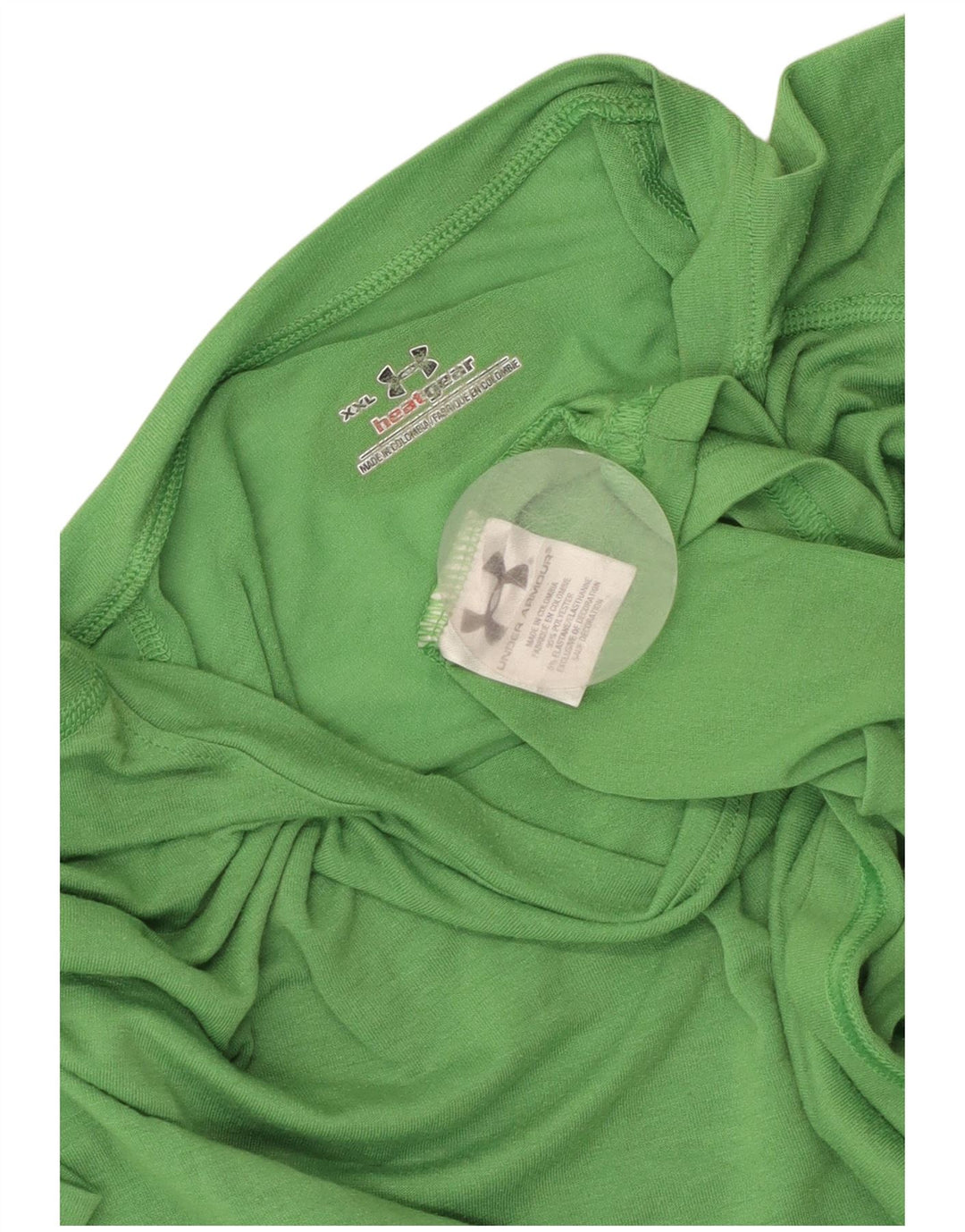 Camiseta masculina Under ARMOUR Heat Gear Top 2XL poliéster verde