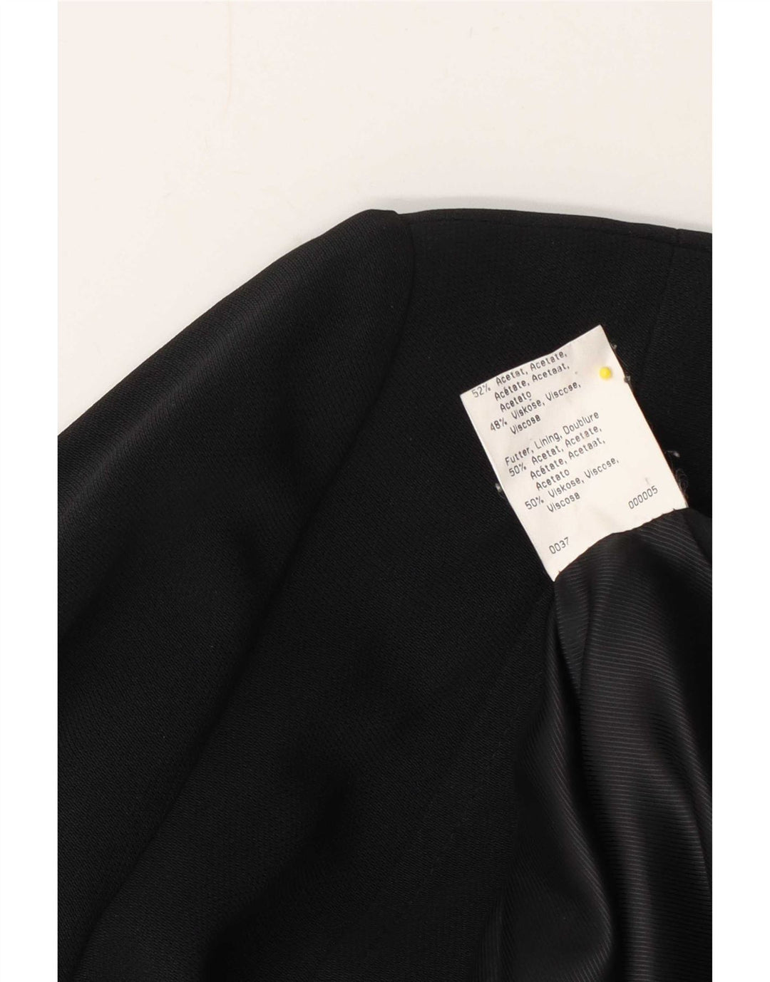 Betty Barclay Womens 5 Button Blazer Jacket UK 16 Large Black Acetate