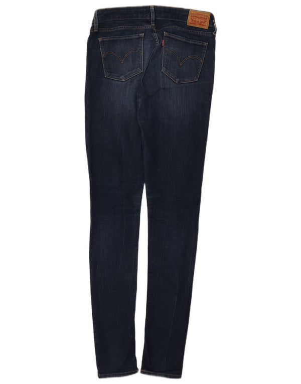 Calça jeans feminina Levi's 711 skinny W28 L34 azul marinho algodão
