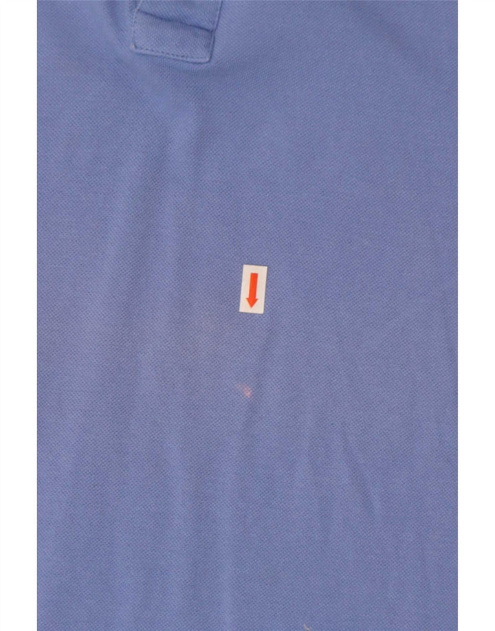 Camisa pólo masculina Murphy & Nye grande algodão azul