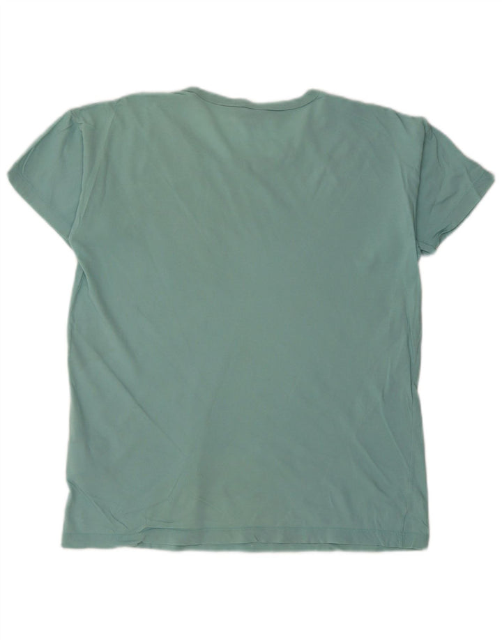 Carhartt Camiseta Masculina Top Pequeno Algodão Turquesa
