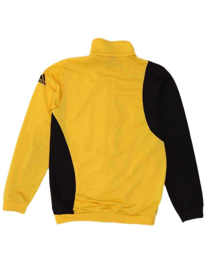Jaqueta Adidas Meninos Treino Top 13-14 Anos Amarelo Colorblock Poliéster