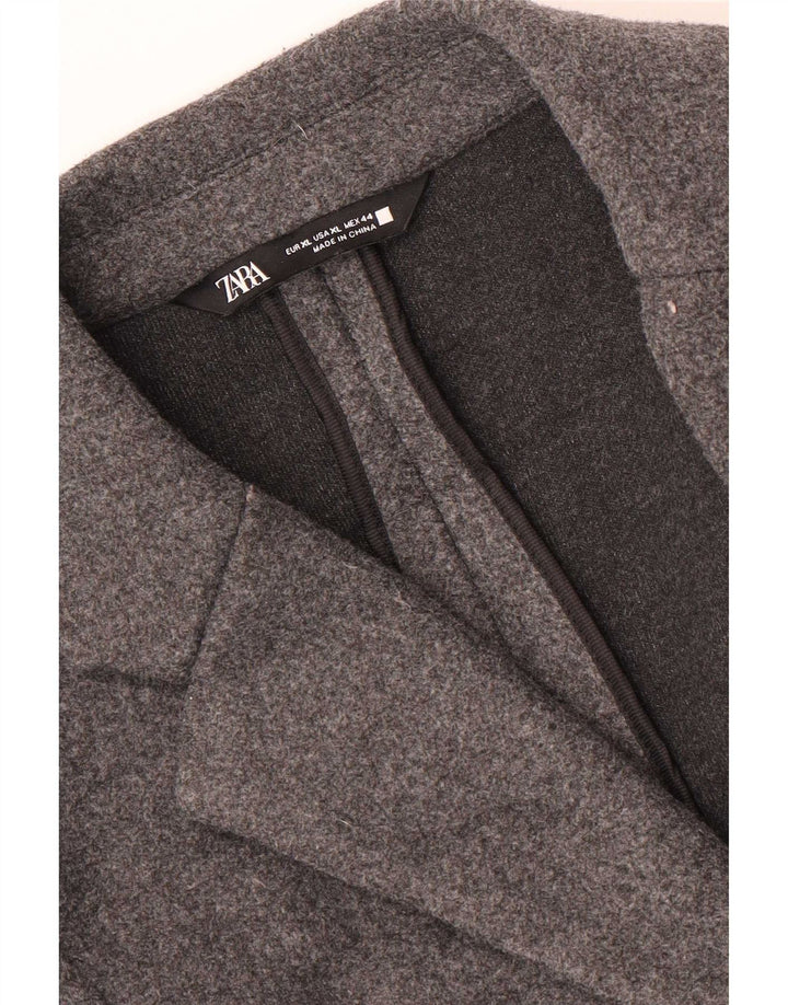 Sobretudo masculino Zara UK 42 XL cinza