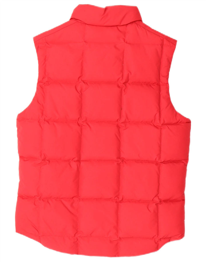 Colete acolchoado feminino North Sails UK 10 pequeno poliamida vermelha