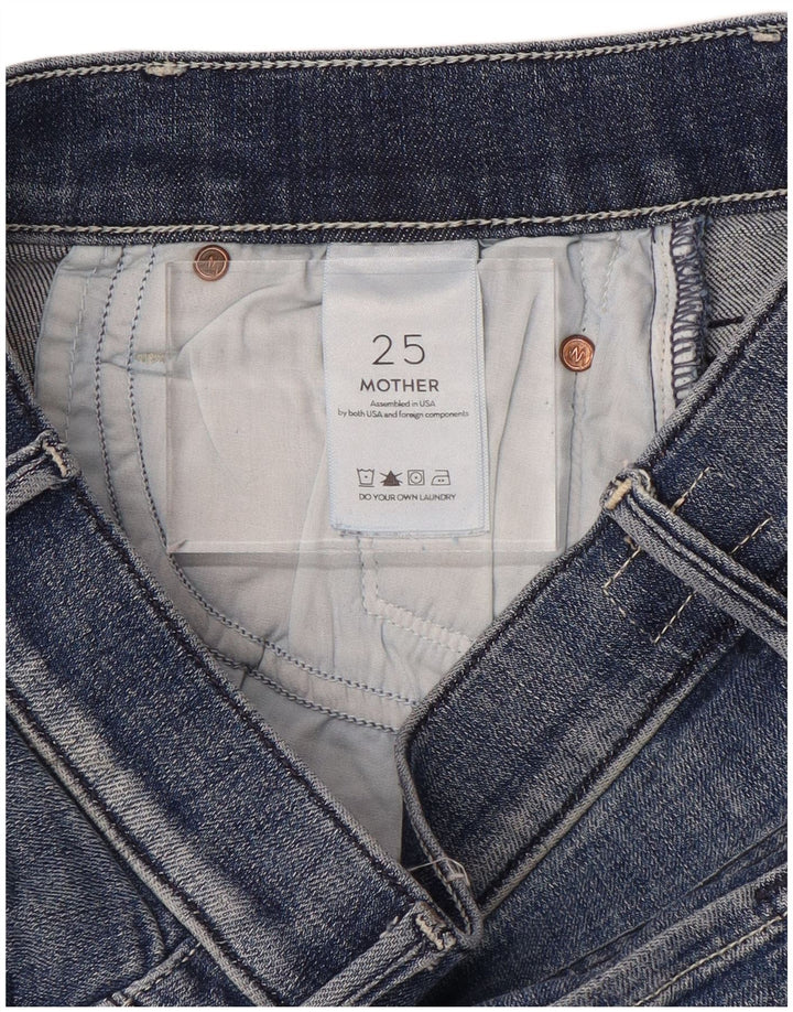 Saia jeans feminina mãe W25 XS azul