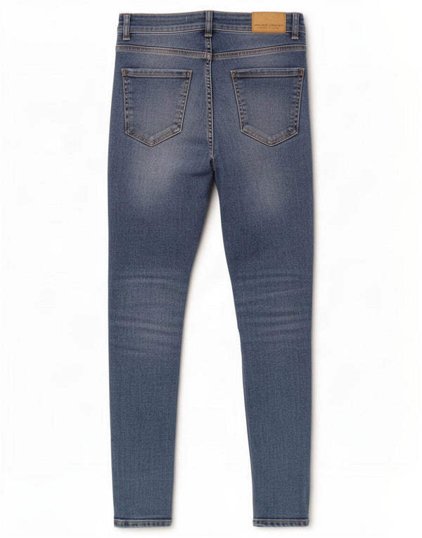 Calça jeans skinny feminina Zara EU 38 pequena W28 L25 algodão azul