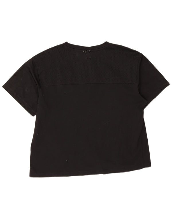 Camiseta feminina estampada Champion UK 16 grande preta