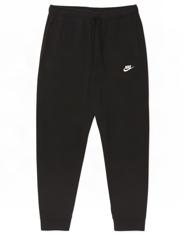 Nike Womens Tracksuit Trousers Joggers UK 18 XL Black Cotton