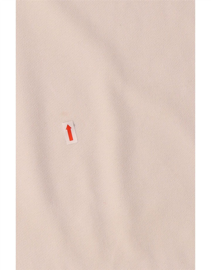 Camisa polo masculina Armani Exchange pequena algodão branco